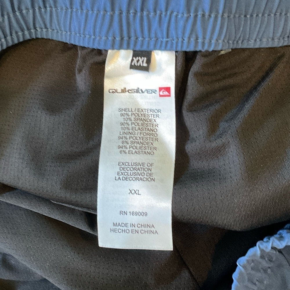 Quiksilver Men’s Swim Trunks/Shorts, Board Shorts, Stripes, Y2K Size XXL, 2X NWT - Picture 7 of 7